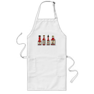 Tablier Long Apron du chef chili Sauces