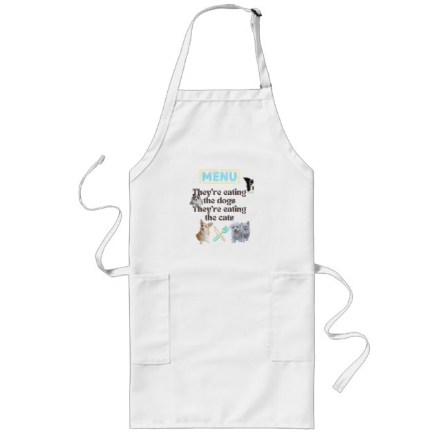 Tablier Long Apron - Ils mangent les Chiens... (Devant)