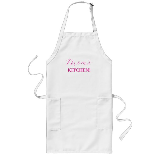 Tablier Long Apron - Maman's Kitchen ! (Devant)