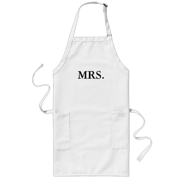 TABLIER LONG APRON-MR ET MME. BRIDE ET GROUPE (Devant)