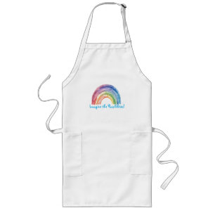 Tablier Long Art de Debi, Rainbow Apron