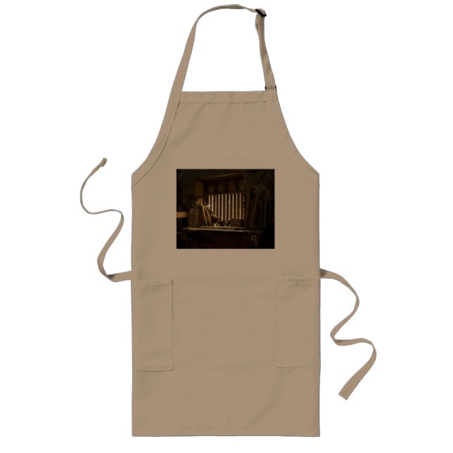 Tablier Long Atelier de charpentiers occupé Apron (Devant)