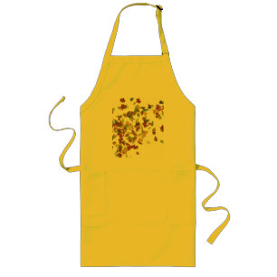Tablier Long AUTOMNE / FEUILLES D'AUTOMNE, Jaune