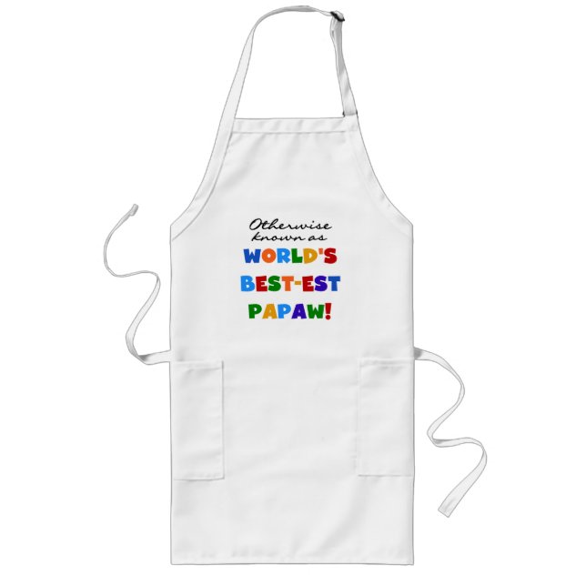 Tablier Long Autres T-shirts et cadeaux Papaw les plus connus (Devant)