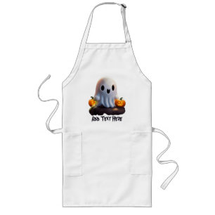 Tablier Long Baby Ghost Déplaisant mignon caractère Halloween