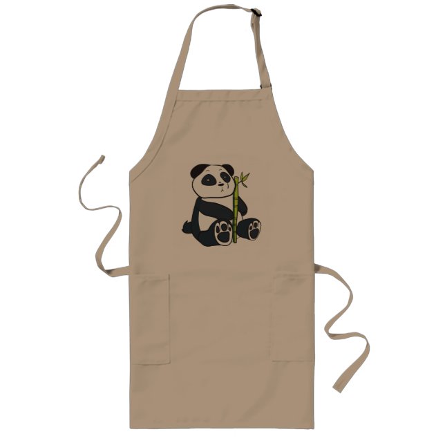 Tablier Long Bambou de panda (Devant)