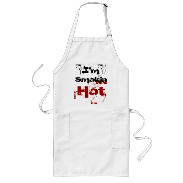 Tablier Long BBQ chaud de Smokin (Devant)