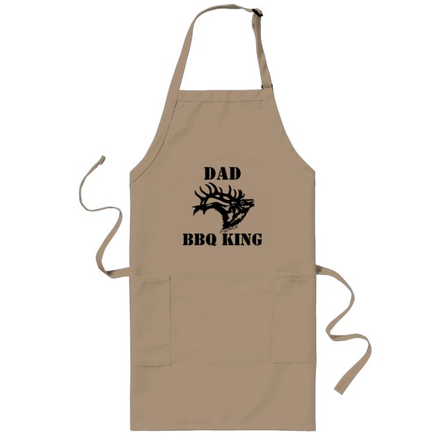 Tablier Long BBQ KING - Bull Elk (Devant)