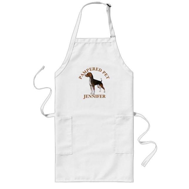 Tablier Long Beagle customisé Pet Groomer Apron (Devant)