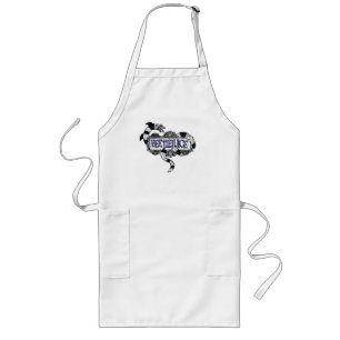 Tablier Long Beetlejuice   Sandworm Coiled on Beetlejuice Logo