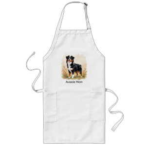 Tablier Long Berger australien Tricolore noir Chien australien
