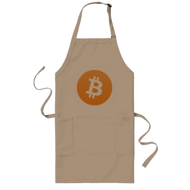 Tablier Long Bitcoin (Devant)