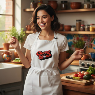 Tablier Long Bombe cerise