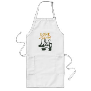 Tablier Long Bone Appétit Frenchie Apron