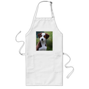 Tablier Long Bruce The Border Collie Puppy, Apron