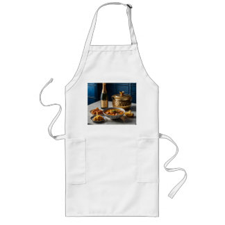 Tablier Long Brunch Bliss : Mimosas, poulet et gaufres