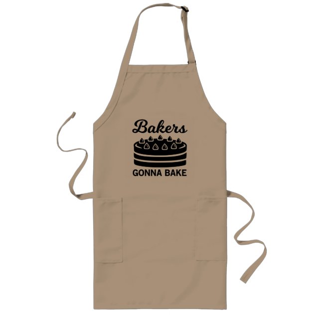 Tablier Long Cadeau Les Bakers Gonna Bake (Devant)