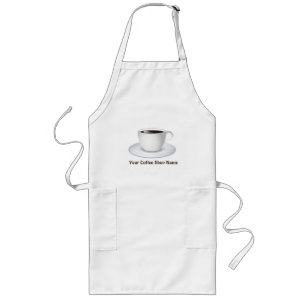 Tablier Long Café Café Personnel Café Café Boutique Café Tablie
