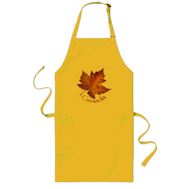 Tablier Long Canada Souvenir Apron Canada Maple Leaf Souvenir (Devant)