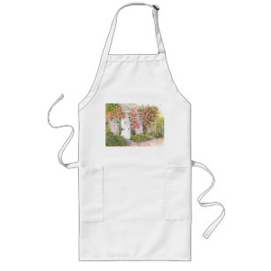 Tablier Long Cape Cod Chatham Rose Cottage Apron