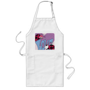 Tablier Long Carton adorable Ladybug Love