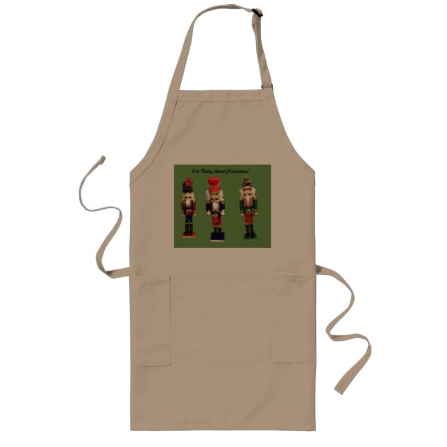 Tablier Long Casse-noix en bois coloré (Devant)