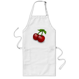 Tablier Long Cerises Apron