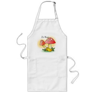 Tablier Long Champignons de Muscaria d'amanite de mouche