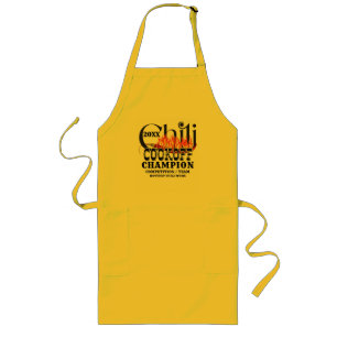 Tablier Long Champion Rustic Chili Cook Off Team