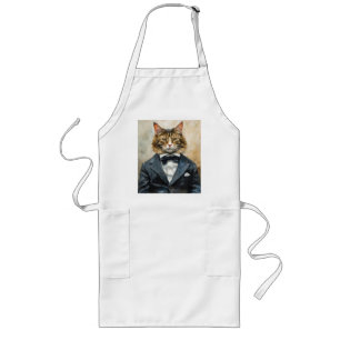 Tablier Long Chat en costume