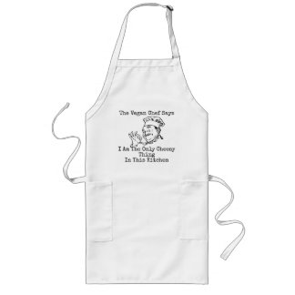TABLIER LONG CHEESY VEGAN