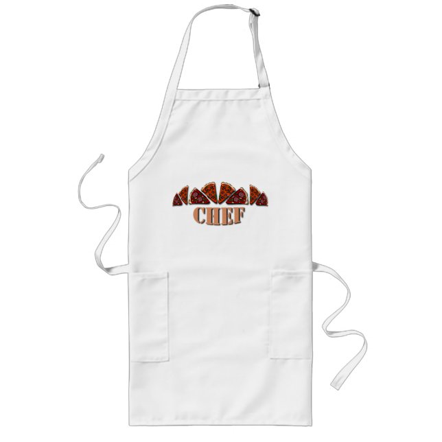 Tablier Long Chef de pizza (Devant)