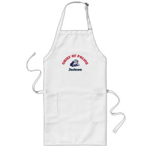Tablier Long Chef de police customisé
