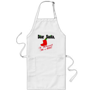 Tablier Long Cher Père Noël Apron