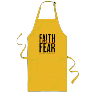 Tablier Long Christian Apron avec message de foi