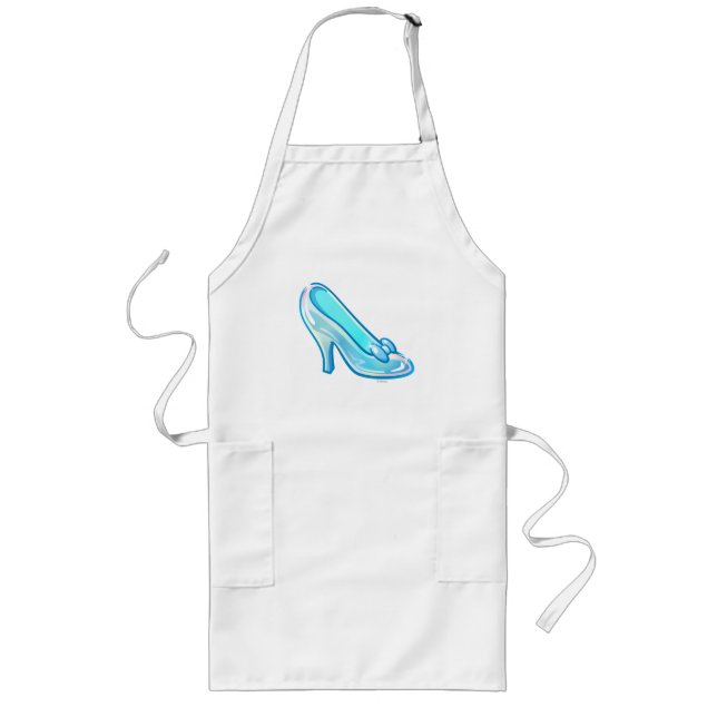 Tablier Long Cinderella Emoji | Chaussure en verre (Devant)