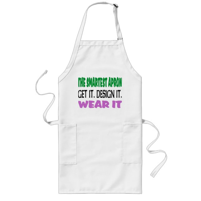 Tablier Long Concevez votre propre tablier BBQ (Devant)