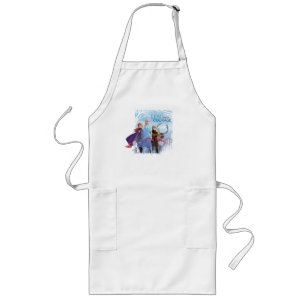 Tablier Long Congelé 2 : Anna, Elsa, & Friends   Courage