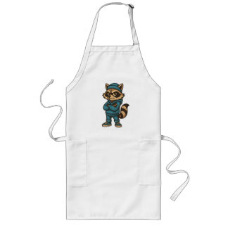 Tablier Long Cool Gangster Raccoon - Vêtements de rue urbains A