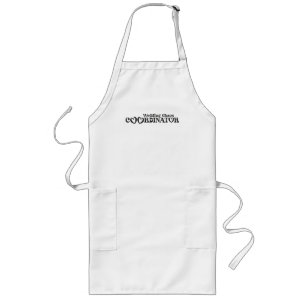 Tablier Long Coordonnatrice de chaos de mariage - Mariée drôle