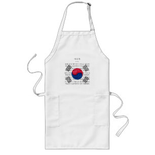 Tablier Long Corée du Sud - 애 국 가