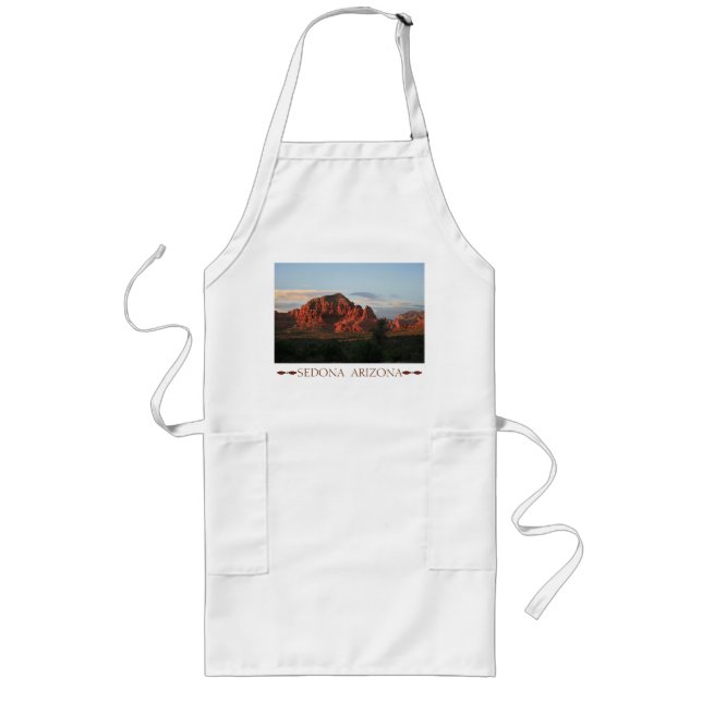Tablier Long Coucher de soleil de Sedona (Devant)
