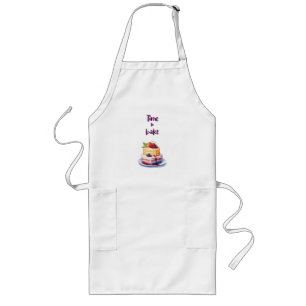 Tablier Long Création de gâteau sucré