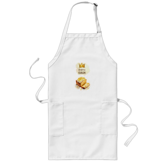 Tablier Long Création de gâteau sucré (Devant)