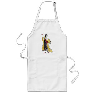 Tablier Long Cruella de Vil Frappe un mal pose
