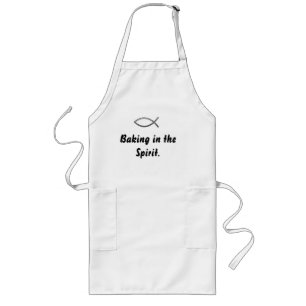Tablier Long Cuire dans l'esprit Citation / Ichthys Apron