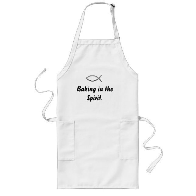 Tablier Long Cuire dans l'esprit Citation / Ichthys Apron (Devant)