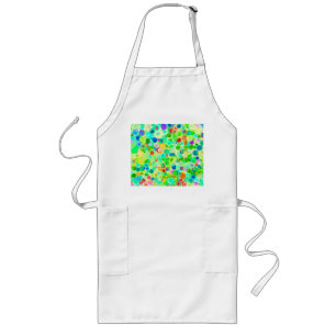 Tablier Long Cute coloré cosmos cosmos motif