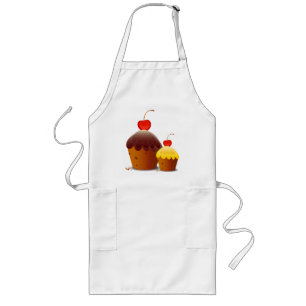 Tablier Long Délicieux gâteau d'amour