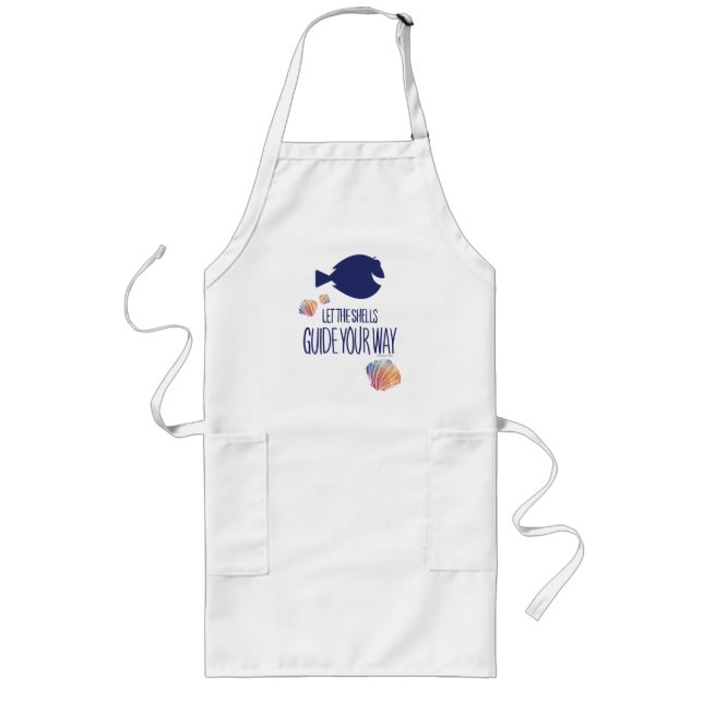 Tablier Long Dory | Laissez les coquilles guider votre chemin (Devant)